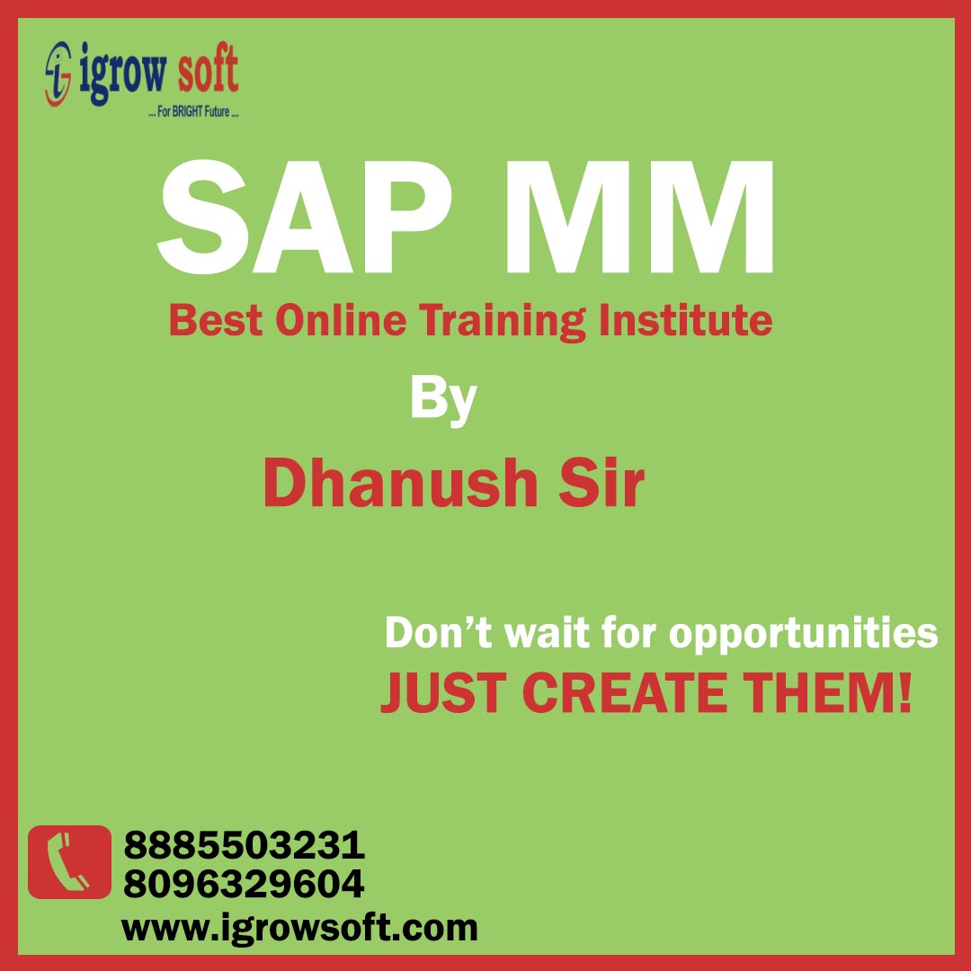 Sap Ewm Training In Hyderabad | Ewm Online Training | Igrowsoft